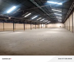 For Lease:
A Self Compound 3200sqm Warehouse With Offices at Ilupeju