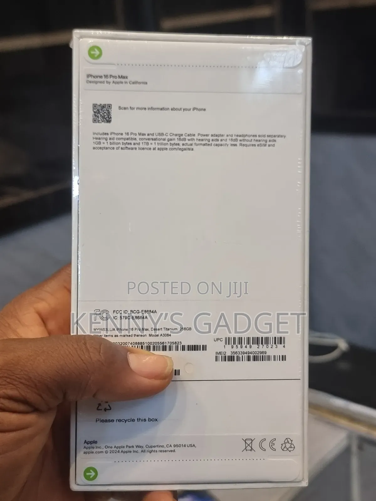 New Apple iPhone 16 Pro Max 256 GB