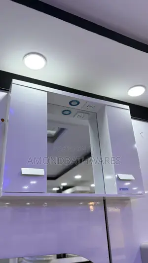 Double Shelve With Mirror