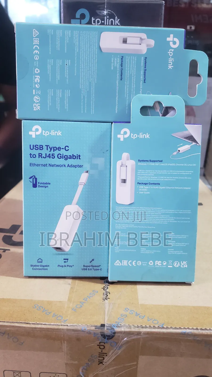 Tp-Link Usb Type-C to Rj45 Gigabit Network Adapter