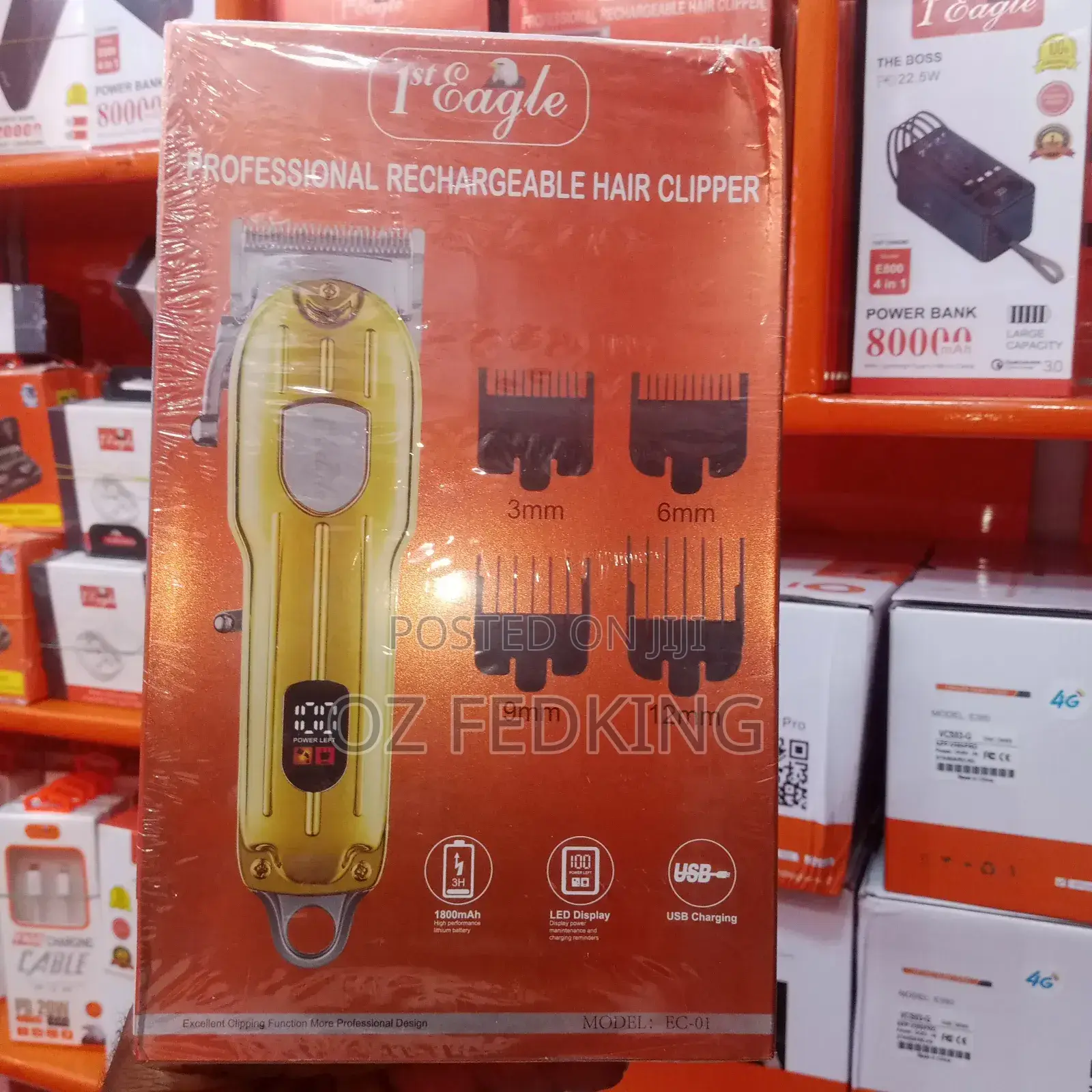 1st Eagle Professional Rechargeable Hair Clipper