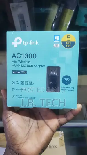 Tp-Link Ac1300 Mini Wireless Mu-Mimo Usb Adapter Archer T3u