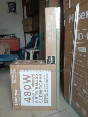 Hisense Soundbar With Powerful Bass Boost Subwoofer 480w 3.1ch. 2026