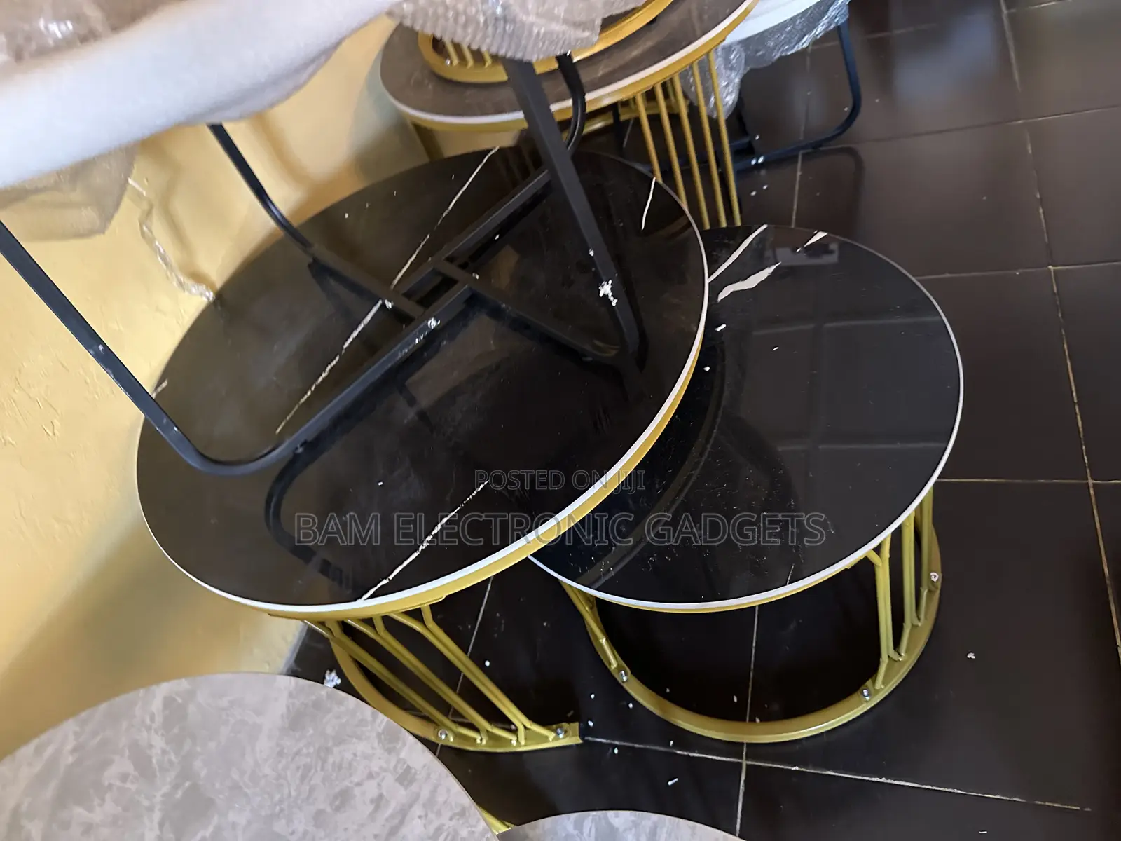 2in1 Marble Top Center Table