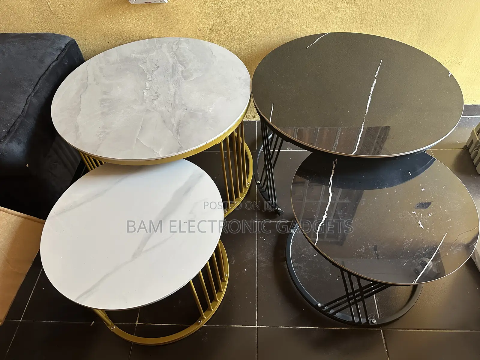2in1 Marble Top Center Table