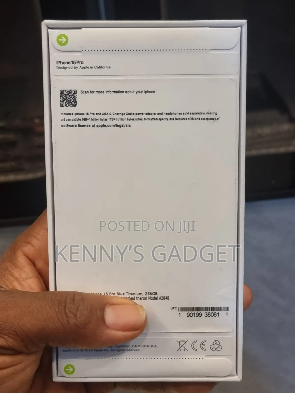 New Apple iPhone 15 Pro 256 GB Blue