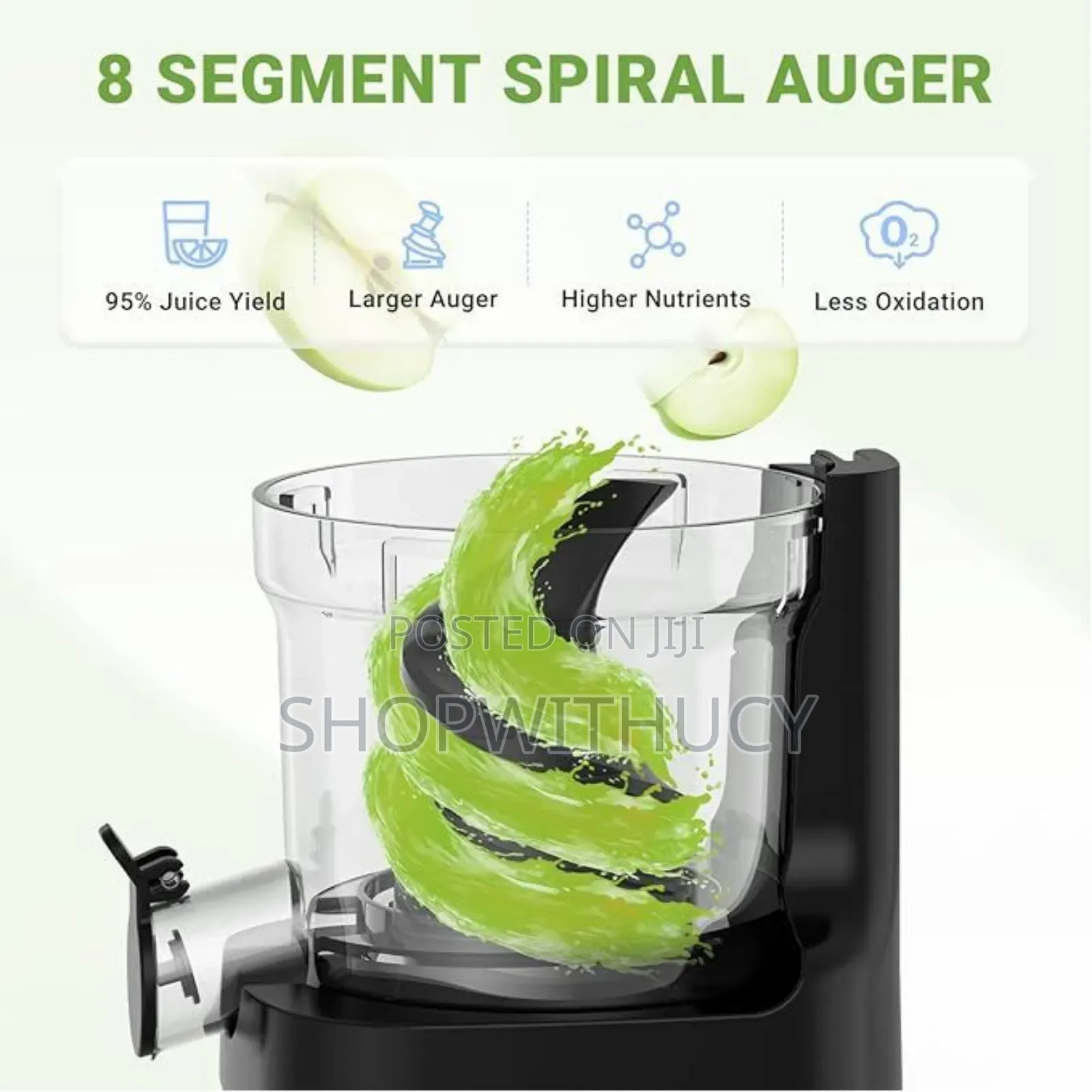 Amzchef Cold Press Masticating Juicer