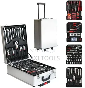499-piece Professional Tool Set In A Rolling Trolley Case.