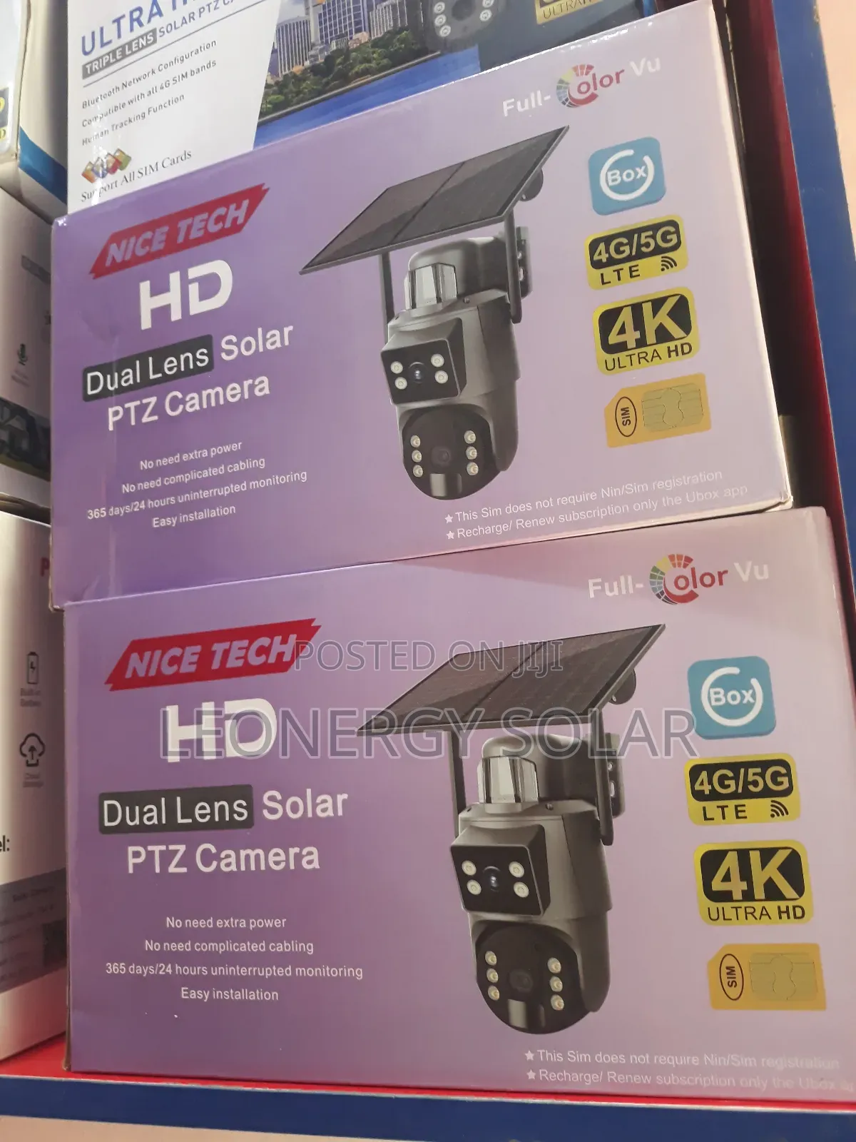 Ubox Dual Lens Solar Camera