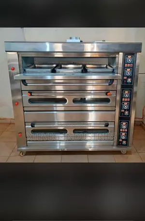 Industrial 9-Trey Electric Gas Oven