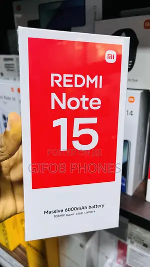 New Xiaomi Redmi Note 15 256 GB Black