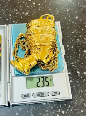 Gold Chain and Pendant