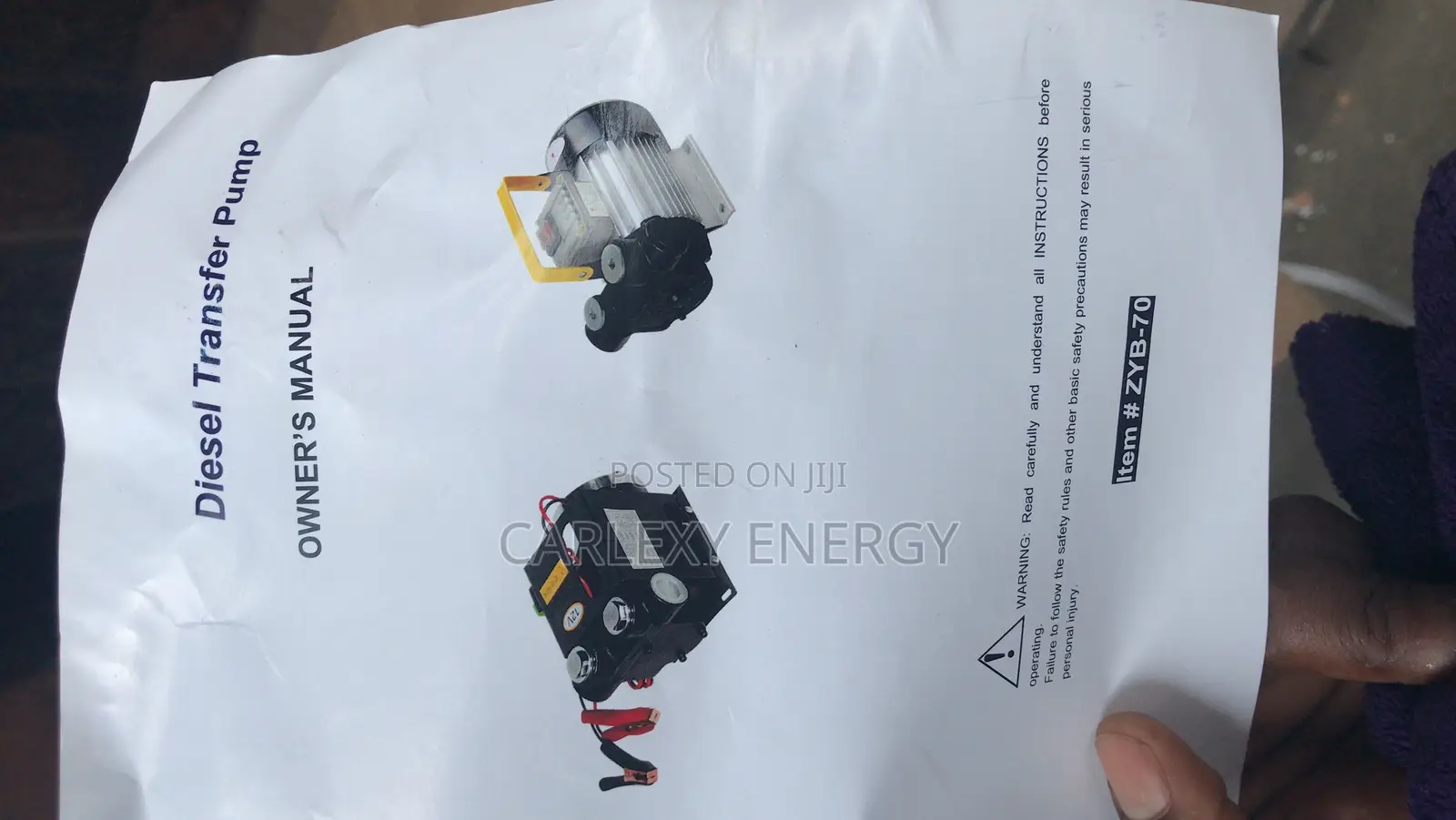 Complete Set of Diesel Transfer Pump With Flowmeter Automatic Nozzle