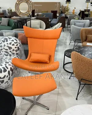 Leather Swivel Accent Chair