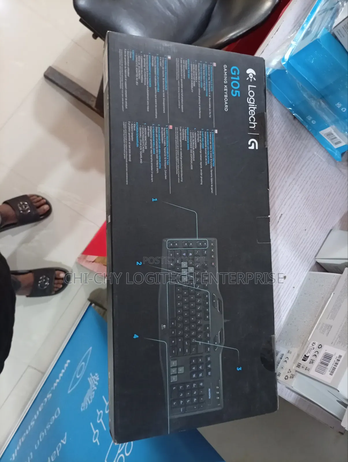 Logitech G105 Gaming Keyboard – Wired Led Backlit, Programmable