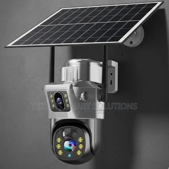 Solar-powered Cctv Camera With Night Vision – No Electricity