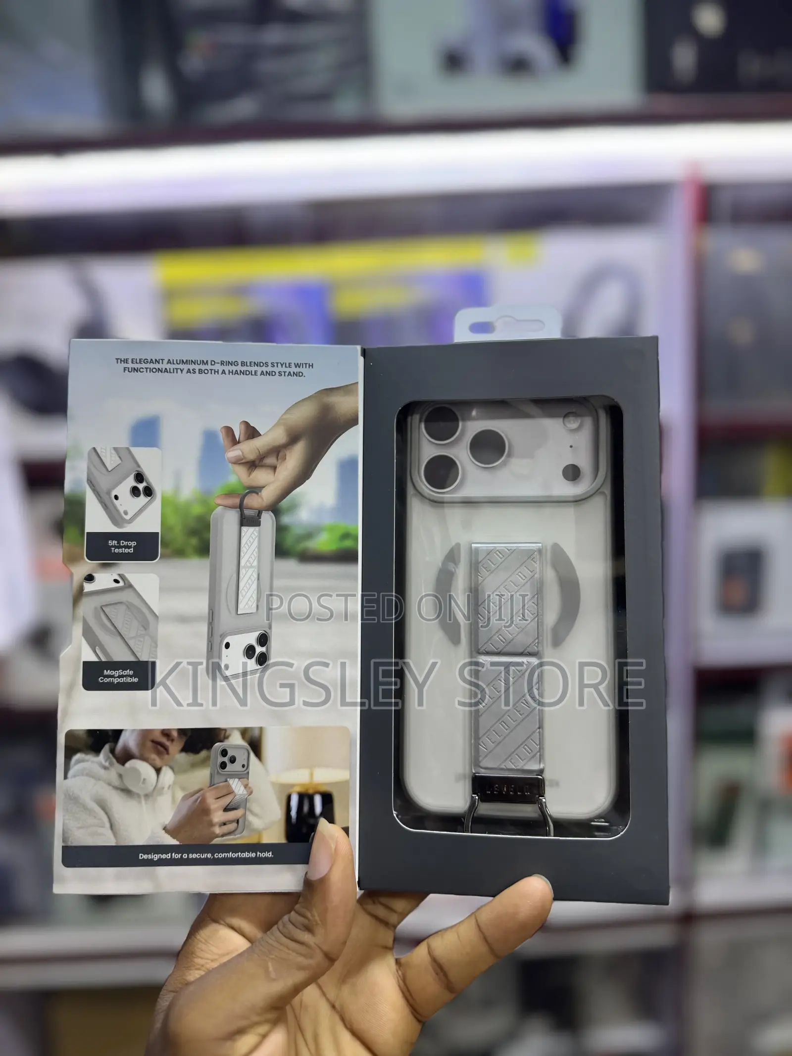 Levelo Morphix Clara Grip Case For iPhone 17 Pro Max Phantom