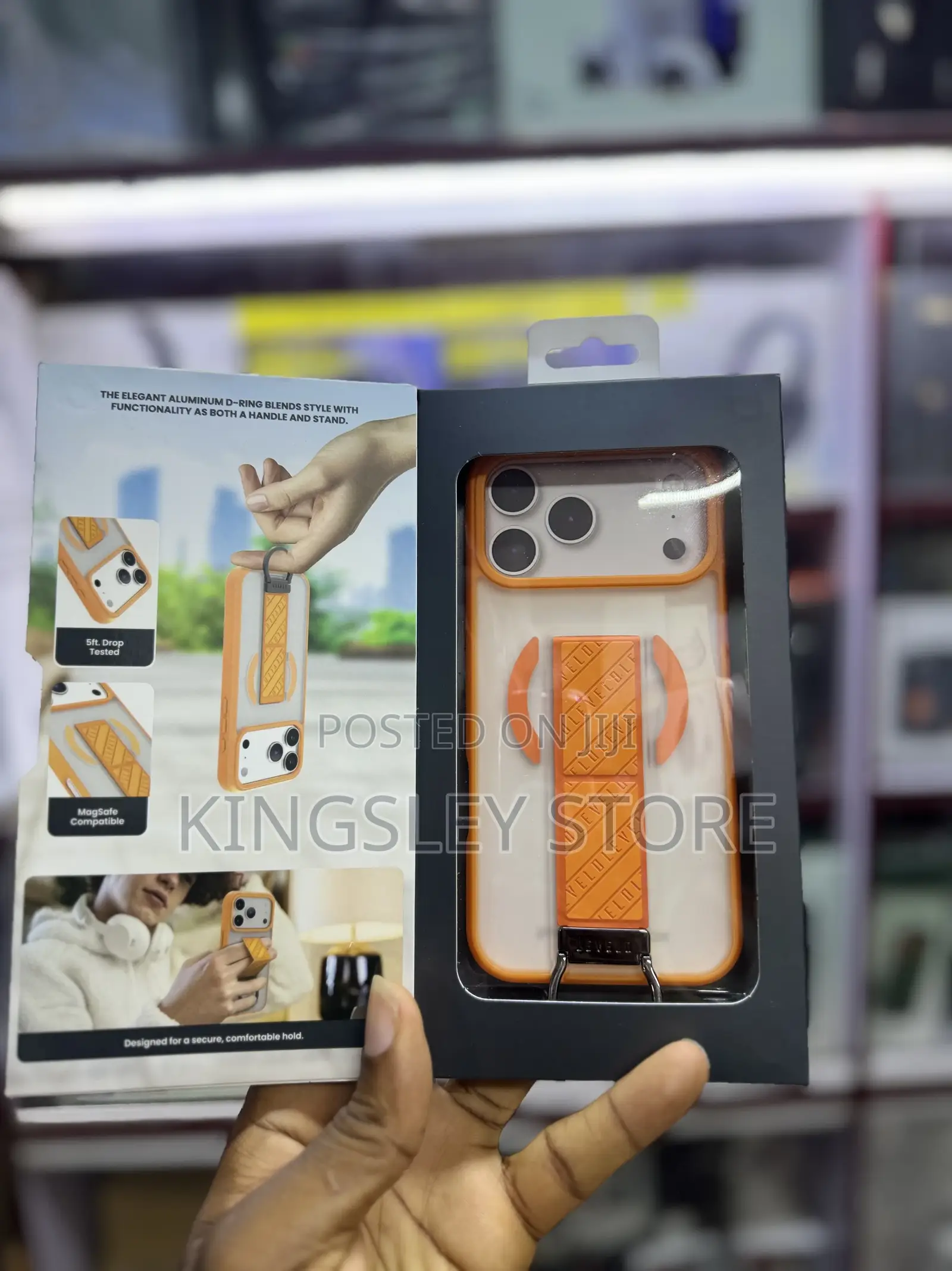 Levelo Morphix Clara Grip Case For iPhone 17 Pro Max Phantom
