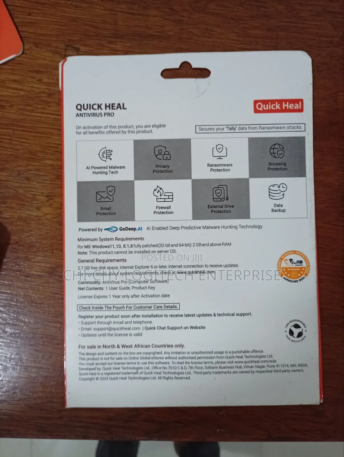 Quick Heal Antivirus Pro – 3 Devices, 1-Year License