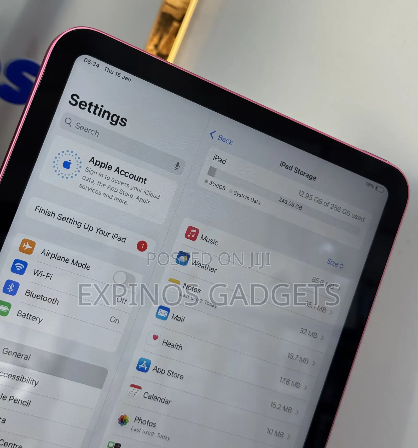 Apple iPad (2022) 256 GB Pink