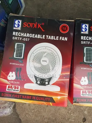 Sonik Japan Rechargeable Table Fan