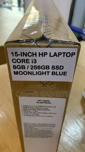 New Laptop HP 15 8GB SSD 256GB