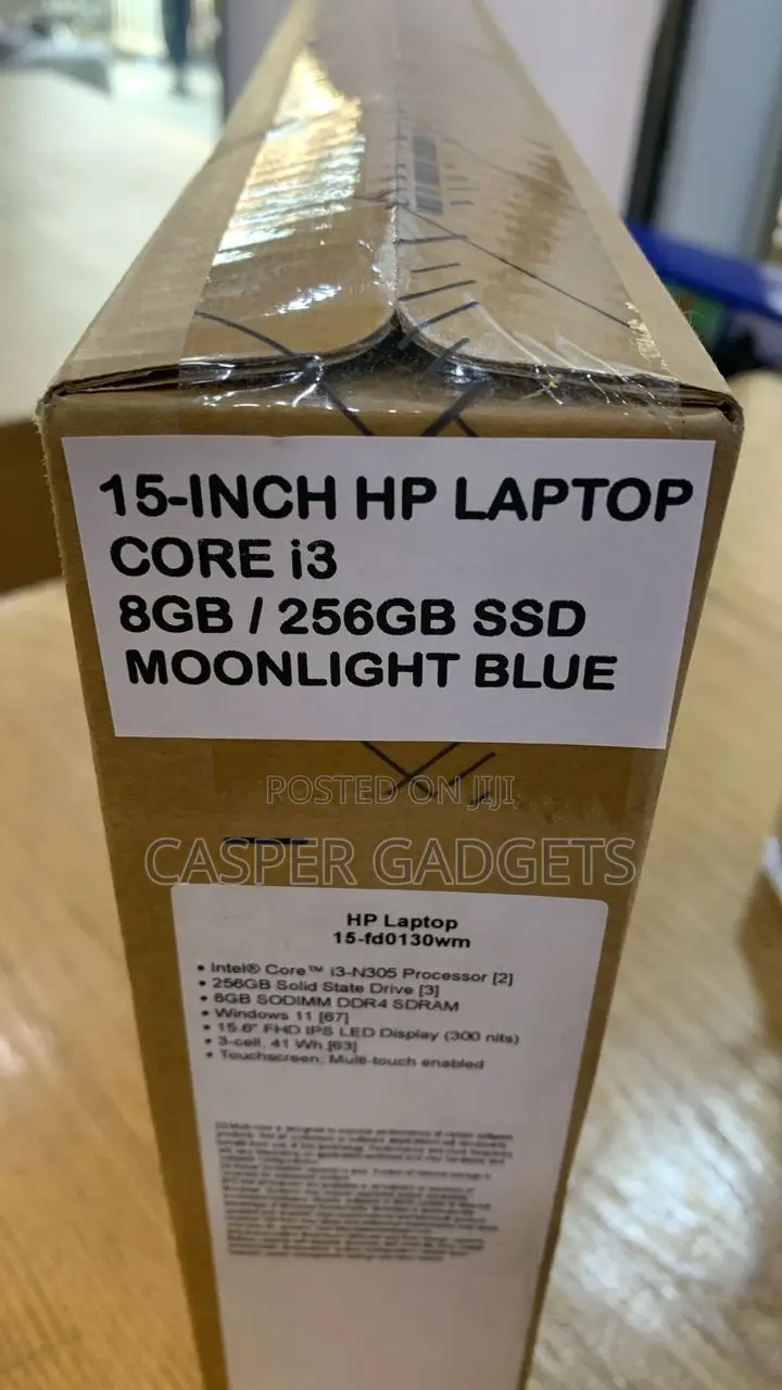 New Laptop HP 15 8GB SSD 256GB