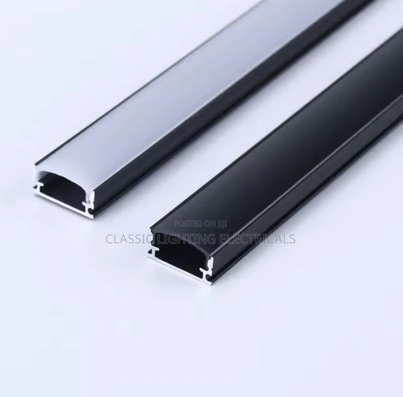 Black U Style Led Aluminum Profile Rail