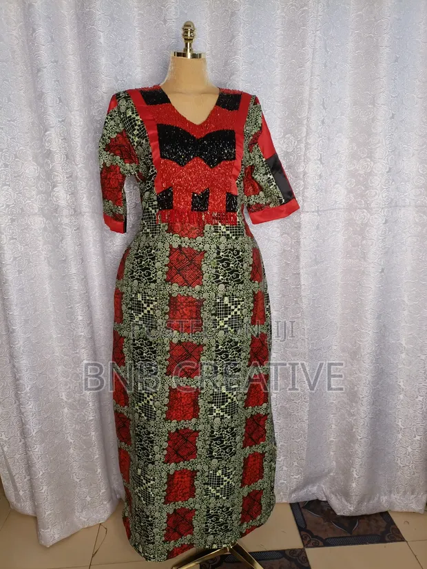 Beaded Ankara Gowns don siyarwa -  Farashi:  55,000 a Jiji.ng [Alimosho]
