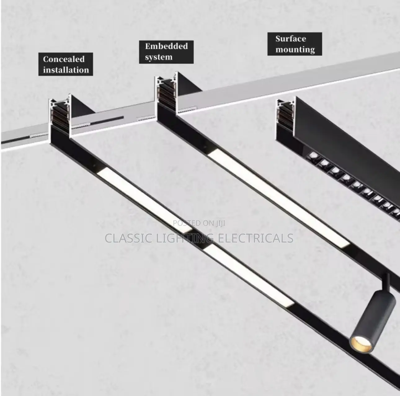 3 Meters Magnetic Suction Track Light