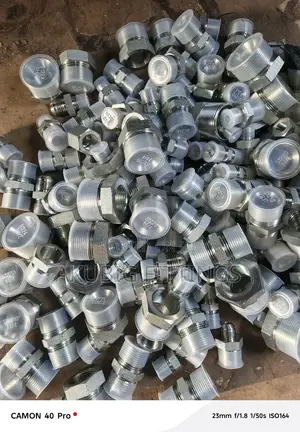 These Are Steel Hydraulic Adapter Fittings, Likely Jic or Similar,