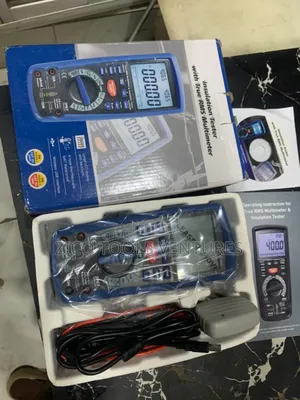 Cem Dt-9985 Digital Insulation Tester With a True RMS Multimeter.