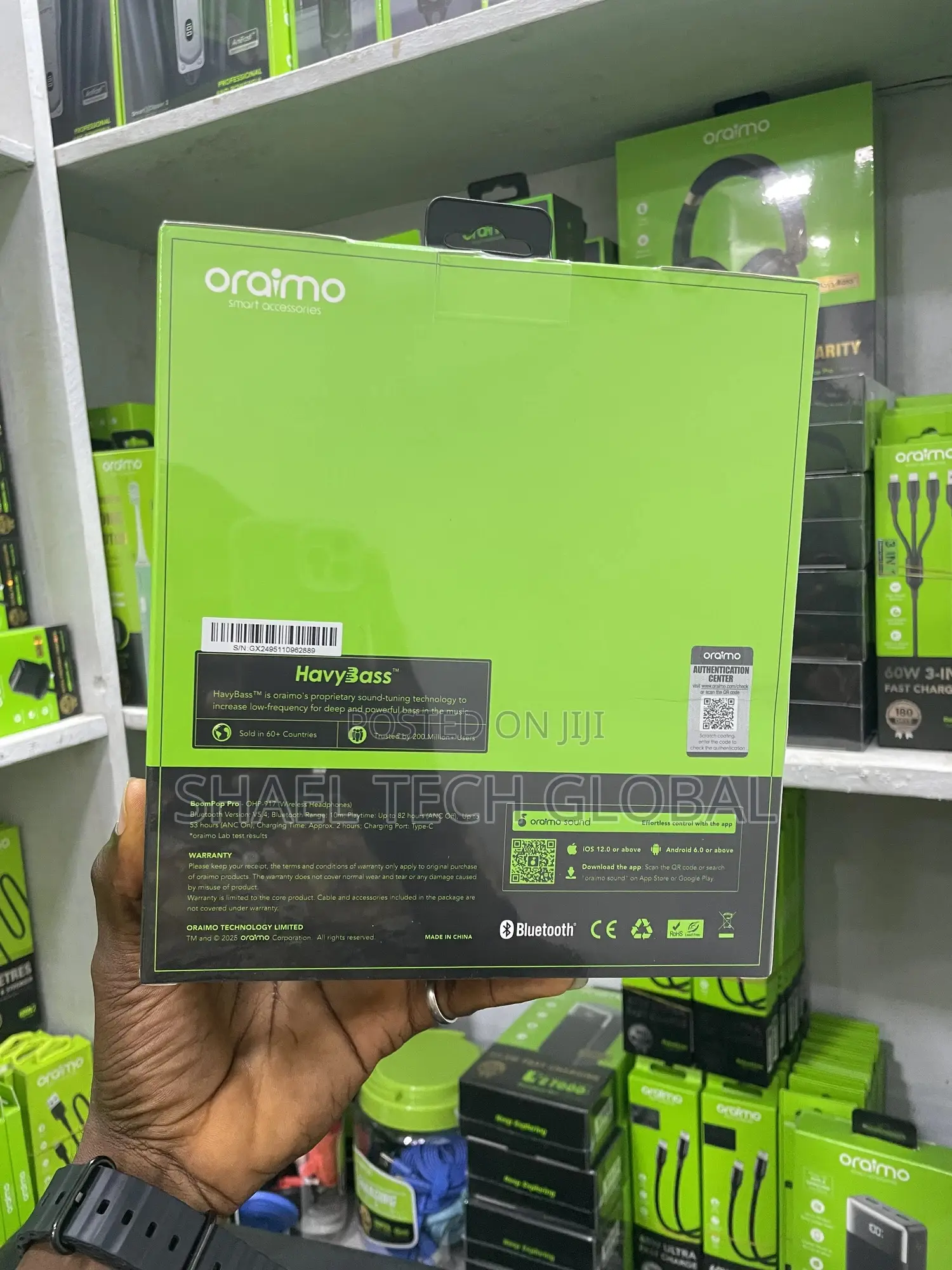Oraimo Headset Boompop Pro Ohp 917