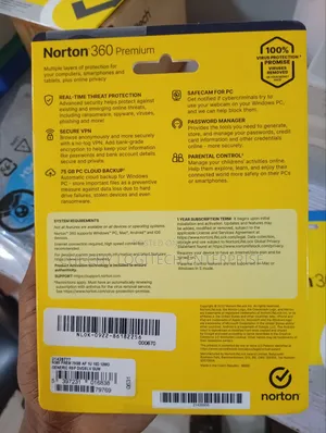 Norton 360 Premium – 10 Devices, 1-year African Edition