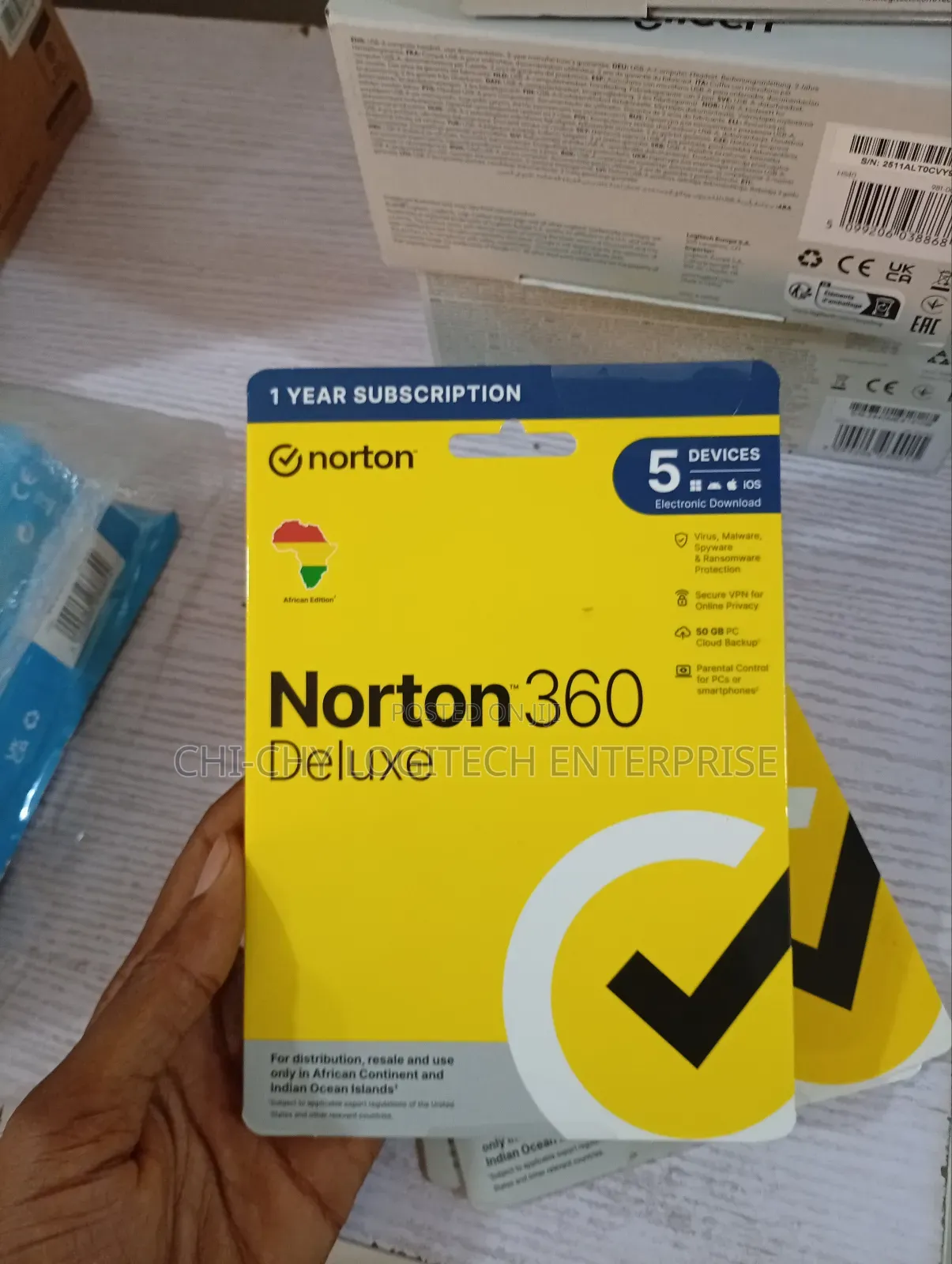 Norton 360 Deluxe – 5 Devices, 1-Year African Edition