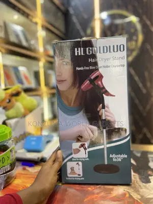 Hl Goldluo Adjustable Hair Dryer Stand (Hands-Free Blow Dryer Holder)