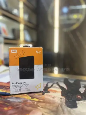 Wd My Passport 4tb External Hard Drive (Used) – Clean Working