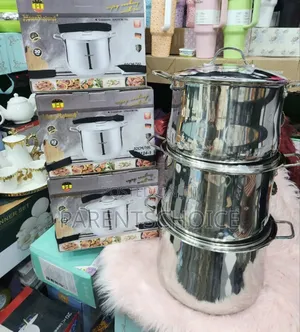 Heavy Stainless Pot Set of 3