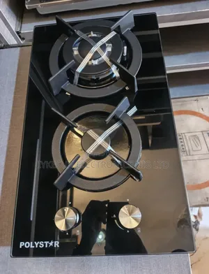 Original Quality Polystar Built-in 2 Burners Gas Cooker Hob Automatic