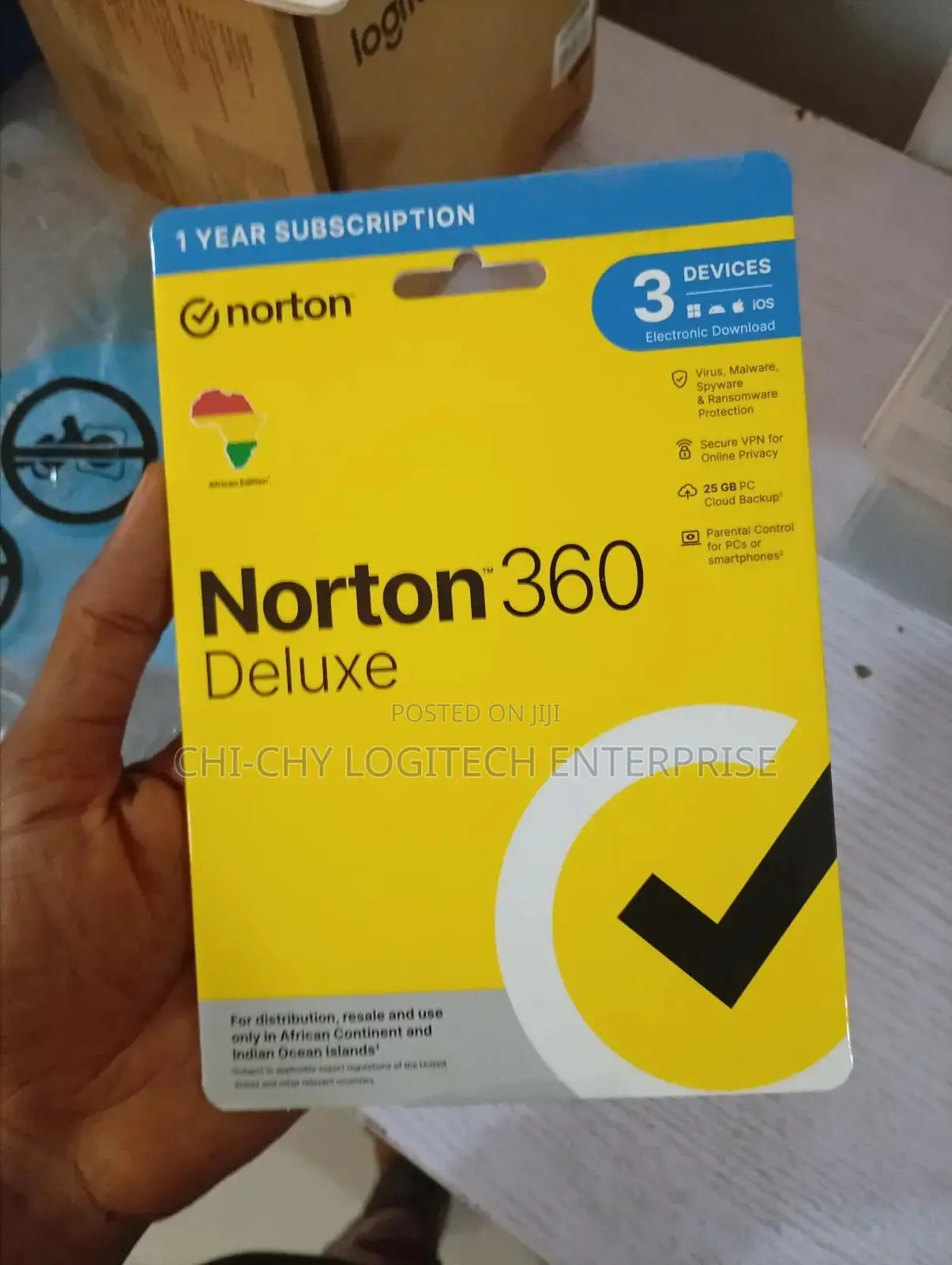 Norton 360 Deluxe – 3 Devices Cybersecurity, 1-Year