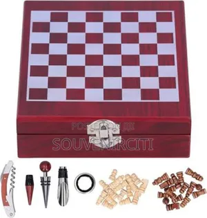 Wine Opener Chess Board