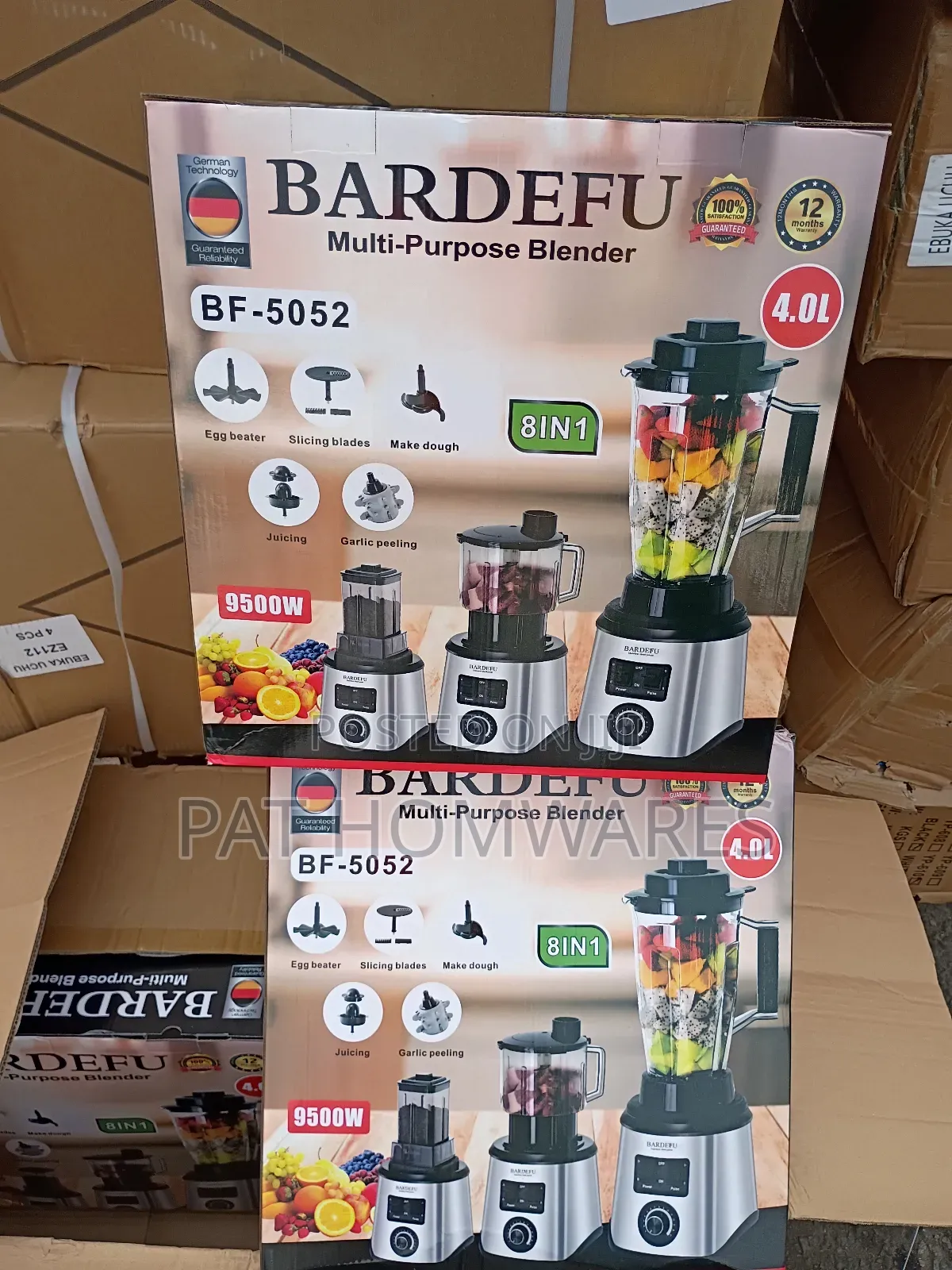 Bardefu Commercial Blender 8 in 1