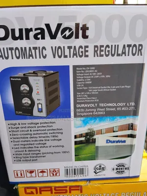 Duravolt 5000w Powerful Voltage Regulator Stabilizer Dv-5000