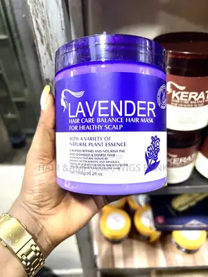 Hair Mask With Plant Based Essence Lavender ~ Keratin