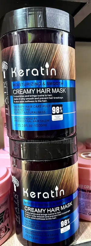 Keratin-Hair Mask Cream for Intense Damaged Dry Hair / Wig Repair