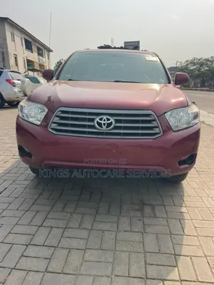 Toyota Highlander 4x4 2009 Red