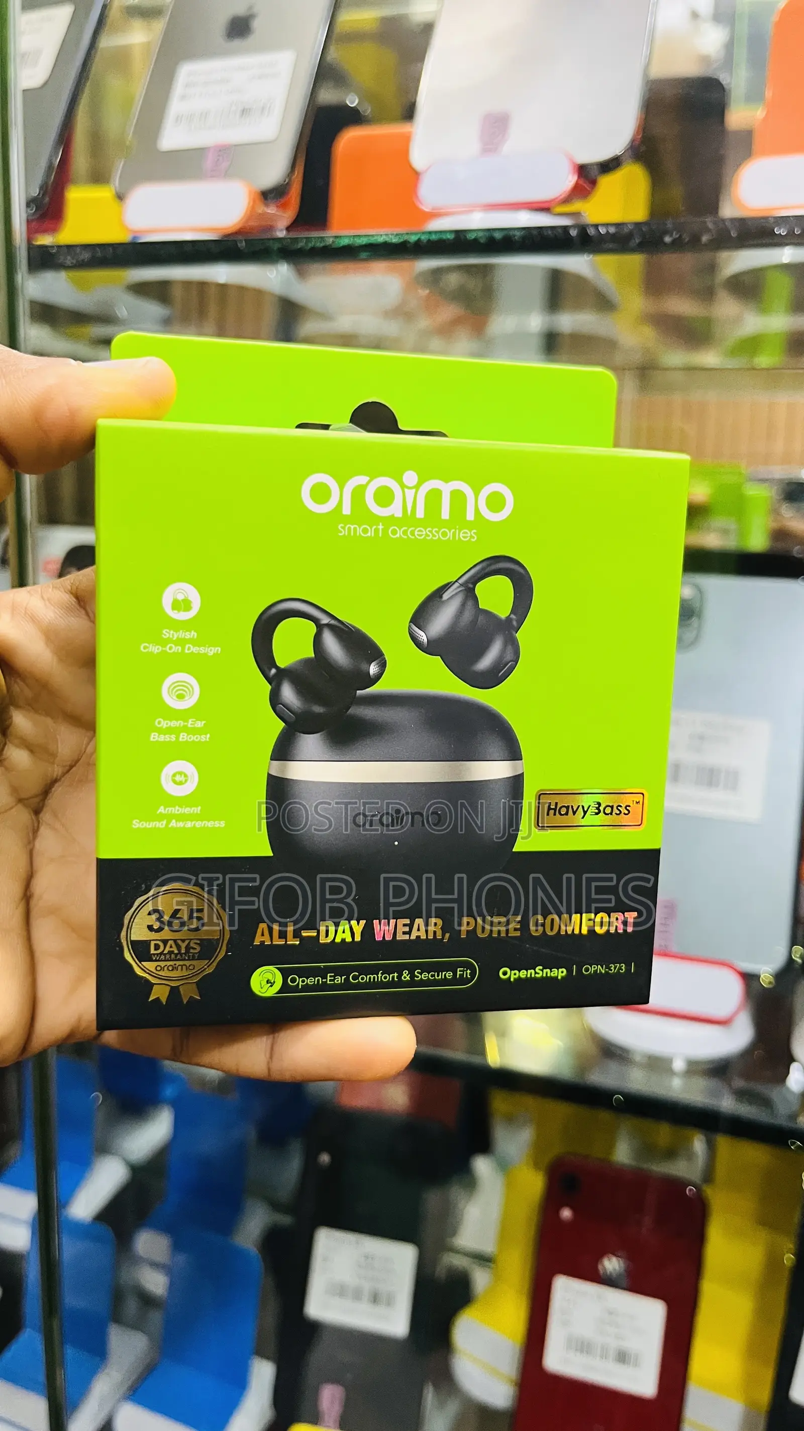 Oraimo Opensnap Havy Bass Earpod