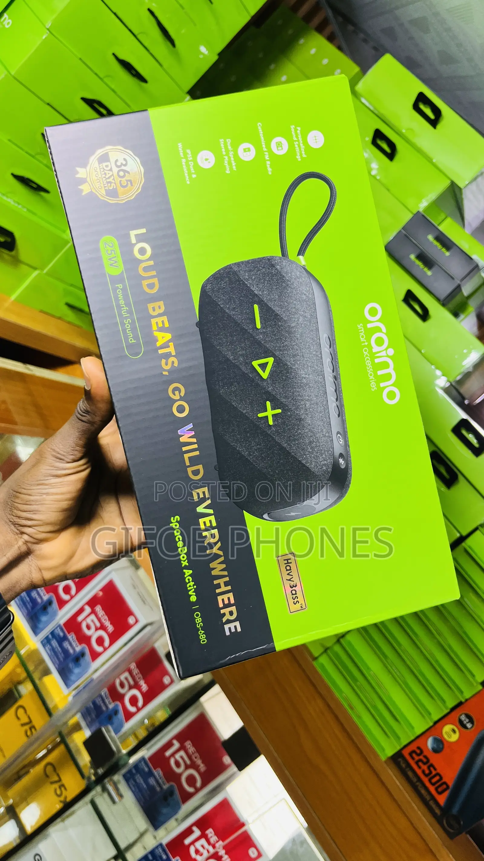 Oraimo Bluetooth Speaker Spacebox Active