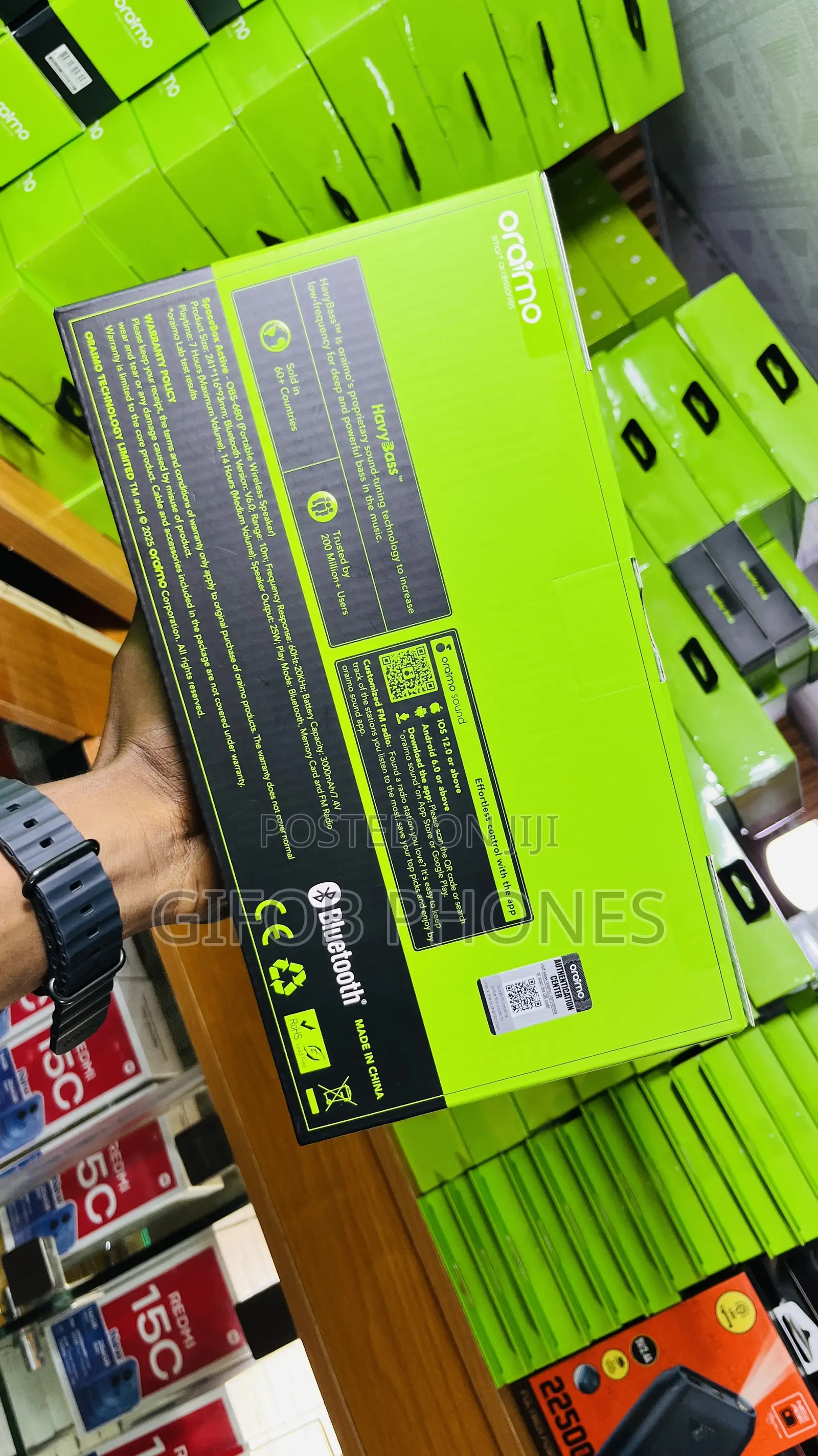 Oraimo Bluetooth Speaker Spacebox Active