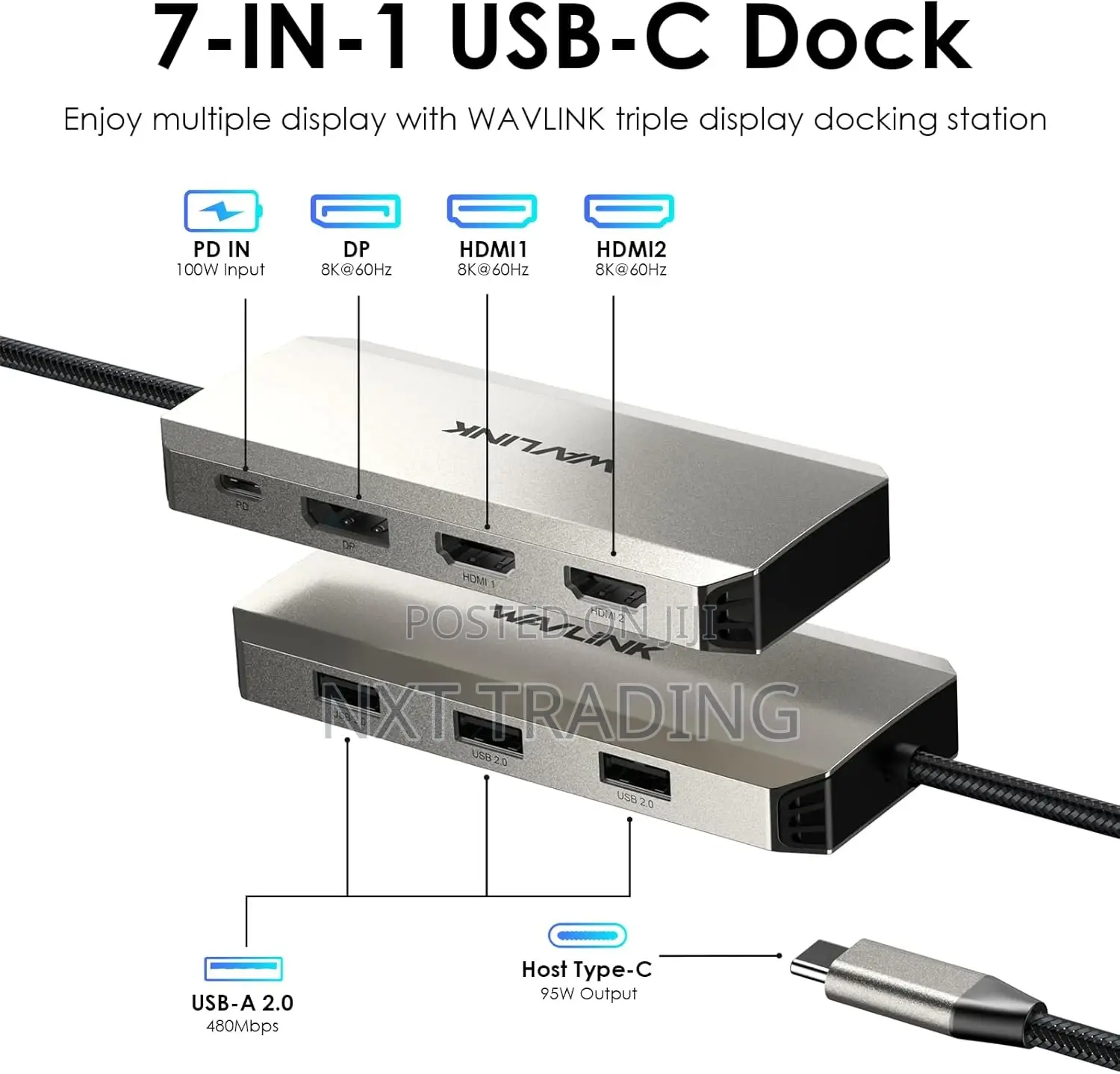Wavlink Usb-c Triple Display Docking